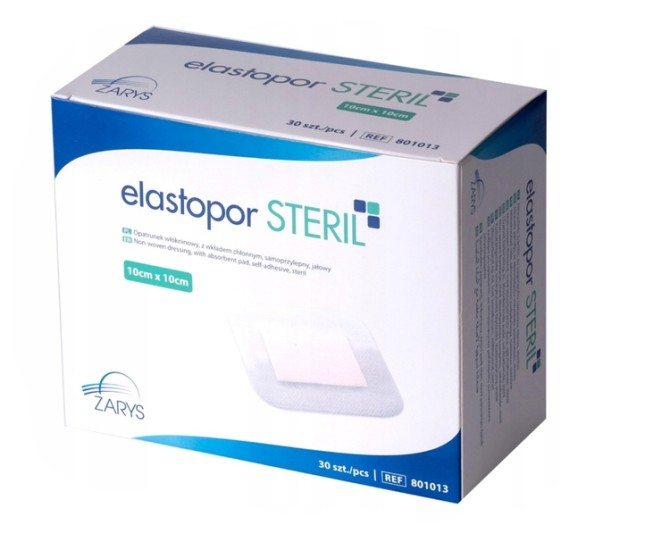 Elastopor Steril 10x10 cm jałowy przylepiec 30 szt