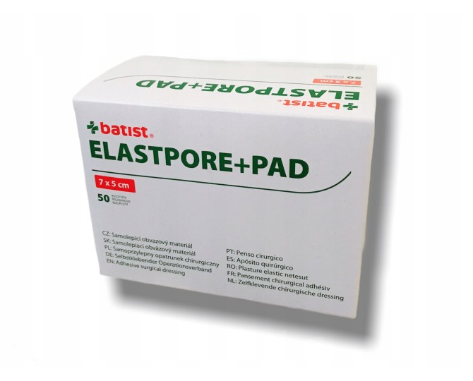 Elastopore Pad jałowy plaster chirurgiczny 5x7 cm