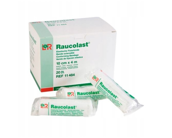 RAUCOLAST elastbandaż podtrzym 10cm x 4m 20 szt