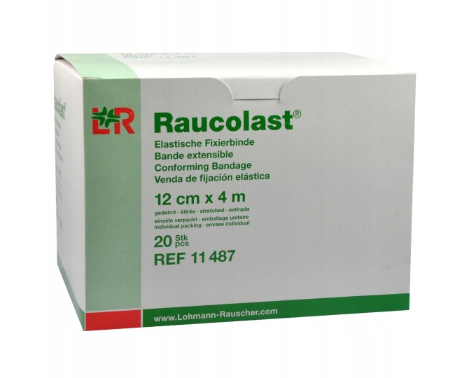 RAUCOLAST elastbandaż podtrzym12cm x 4m 20 szt