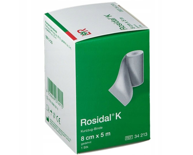 Bandaż elastyczny do kompresji Rosidal K 8 cm x 5m