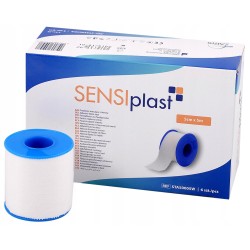 Przylepiec tkanina biały Sensiplast 5cm x 5m 1szt