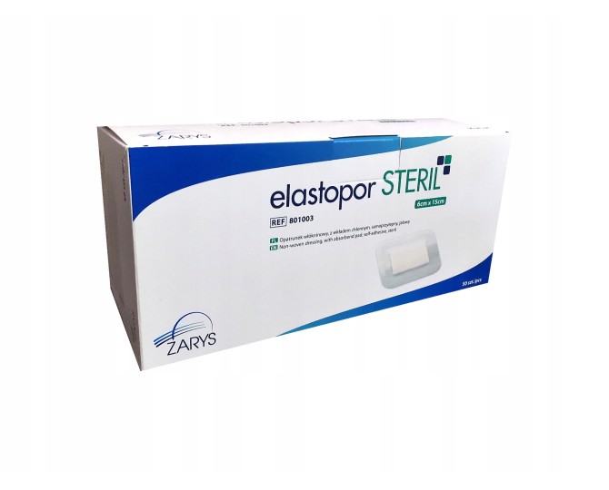 Elastopor Steril 6 x 15 cm jałowy przylepiec 50 sz