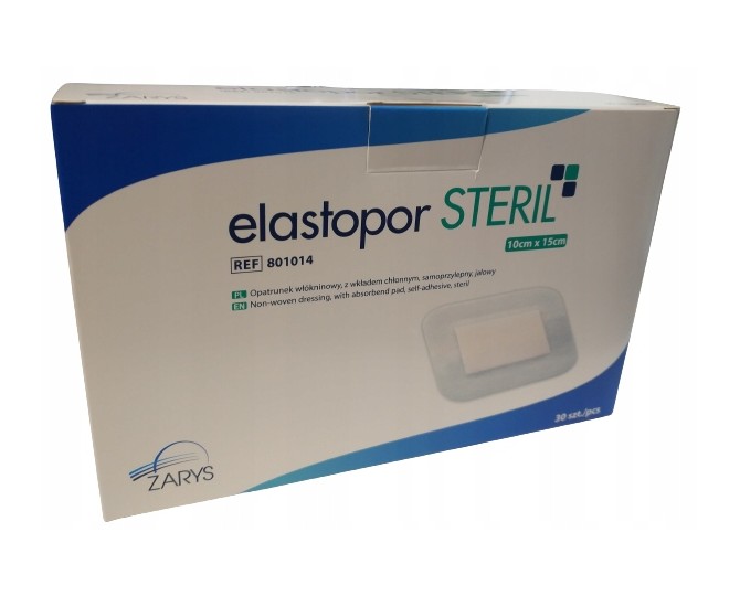 Elastopor Steril 15x10 cm jałowy przylepiec 30 szt